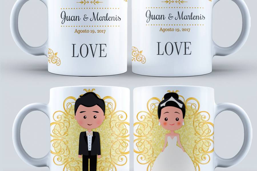 Tazas para bodas