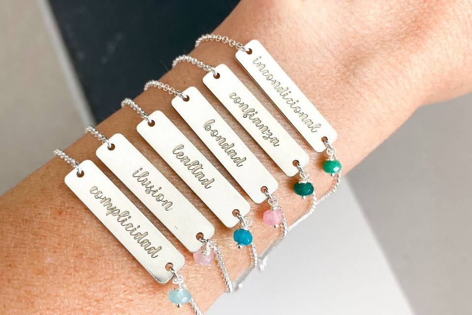 Pulseras personalizadas