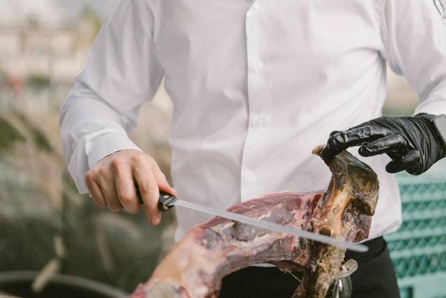 Trabajando en una boda