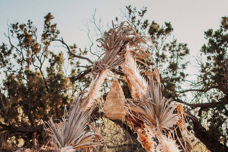 Ceremonia boho-marroquí