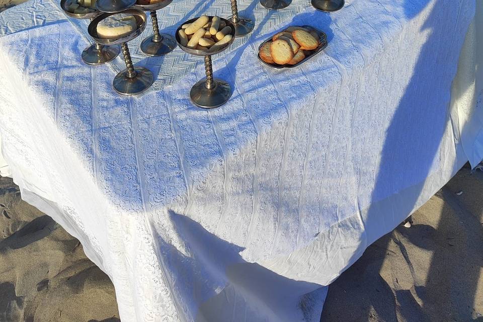 Mesa en la playa