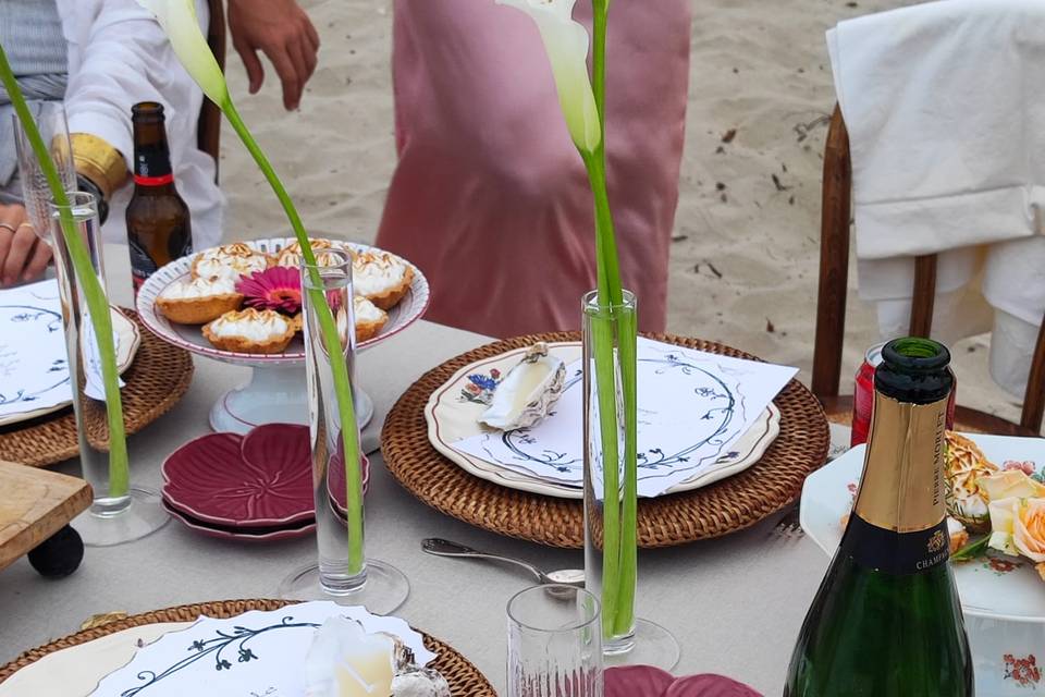 Mesa noche verano