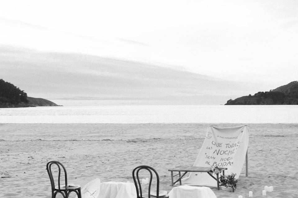 Boda en la playa