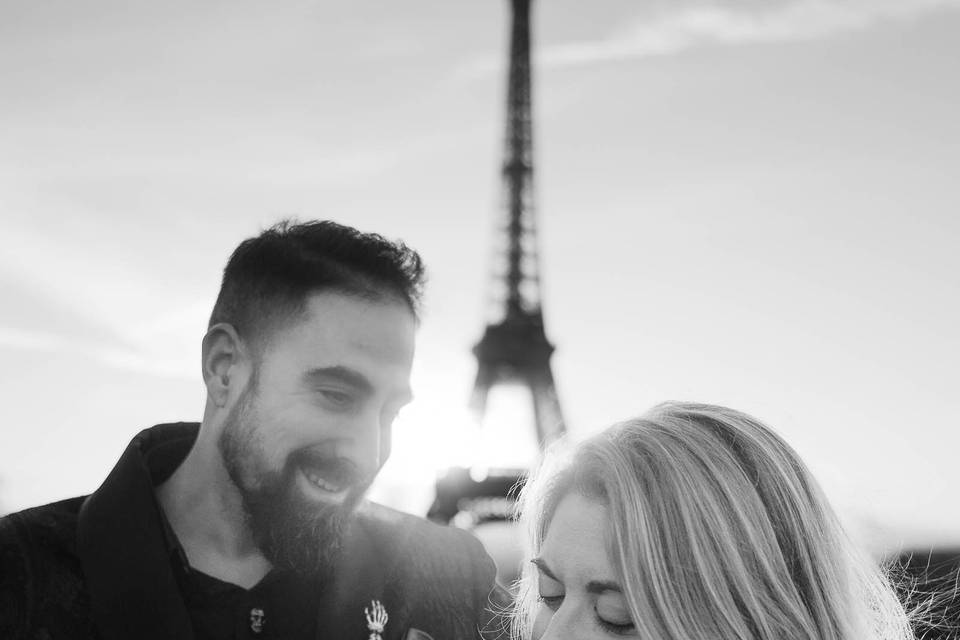 Postboda de los novios
