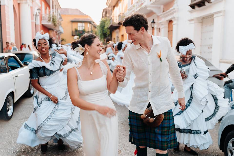 Boda de destino en Colombia