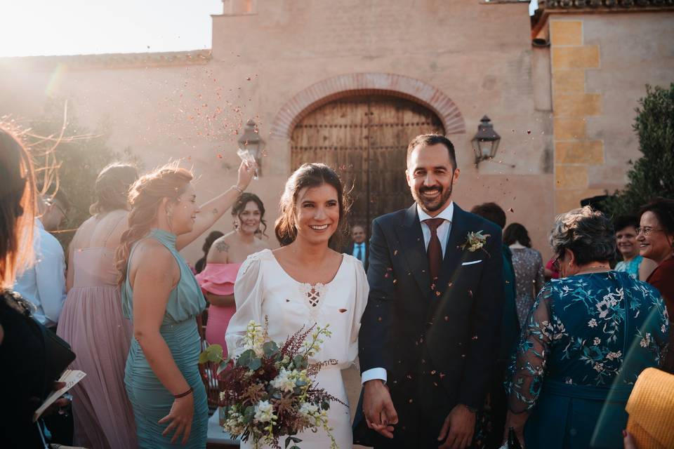 Novios en su salida