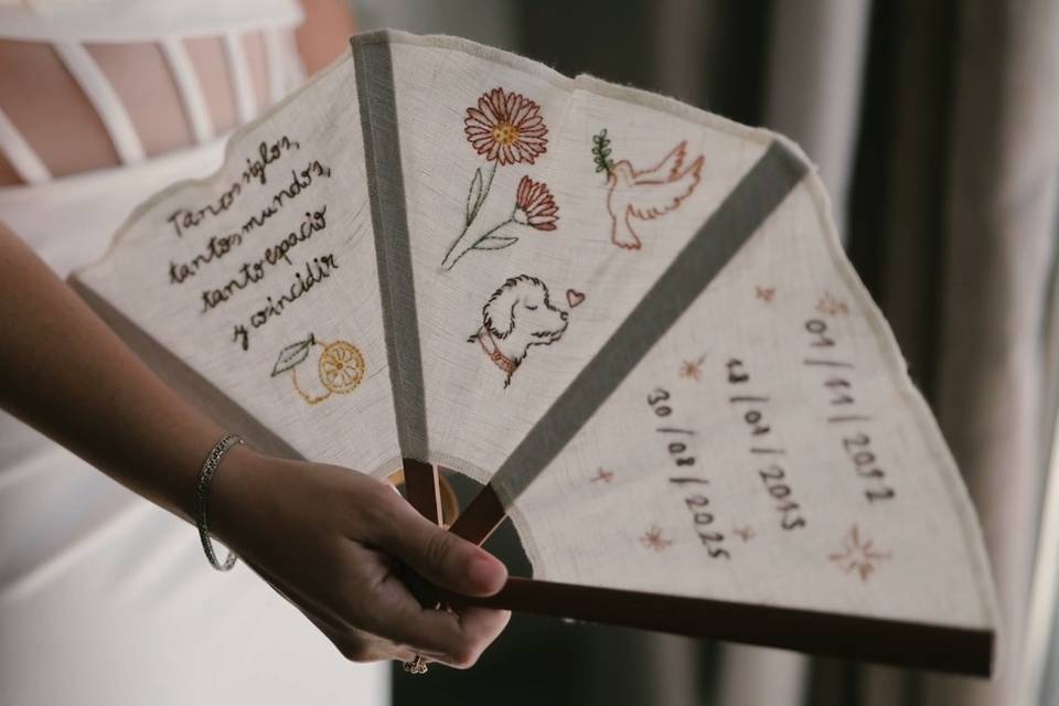 Abanico personalizado