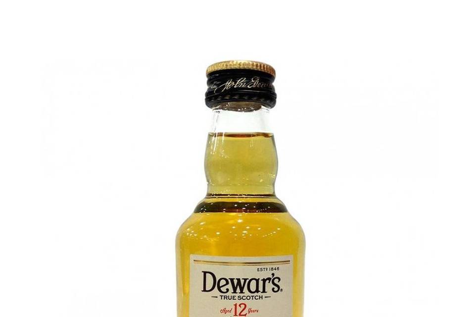 Botellita Whisky Dewar's