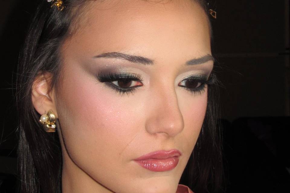 Maquillaje evento noche