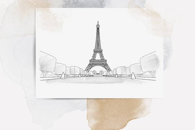 Ilustración para invitación