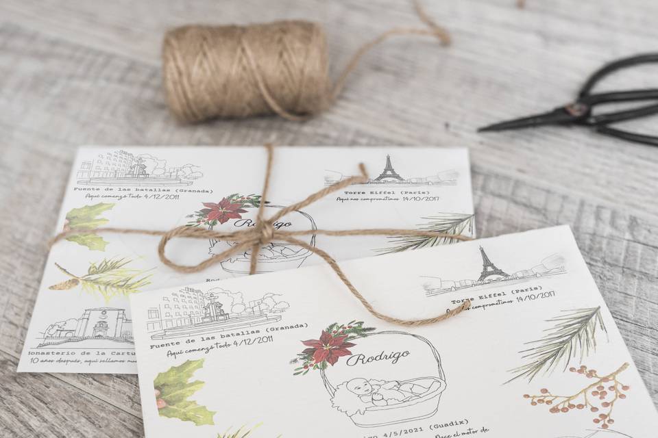 Invitación ilustrada