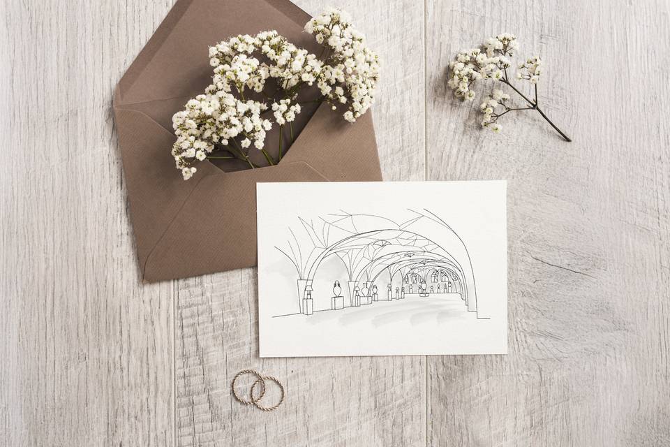 Ilustración para invitación