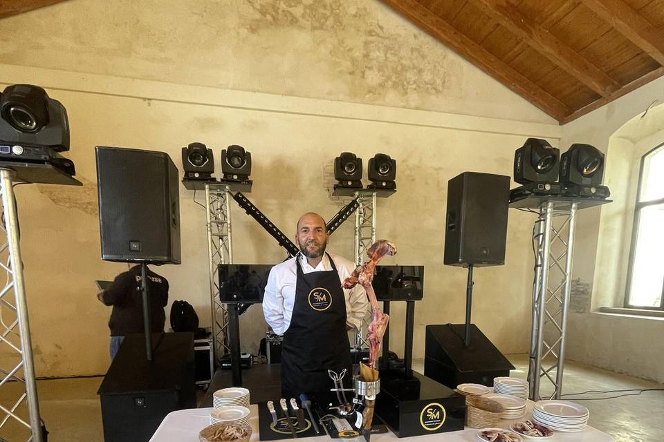 Boda con jamón finalizada