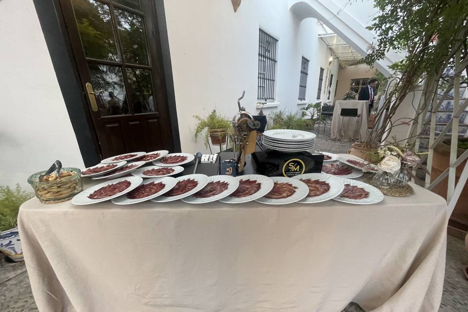 Mesa cortador de jamón
