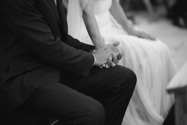 Novios recién casados