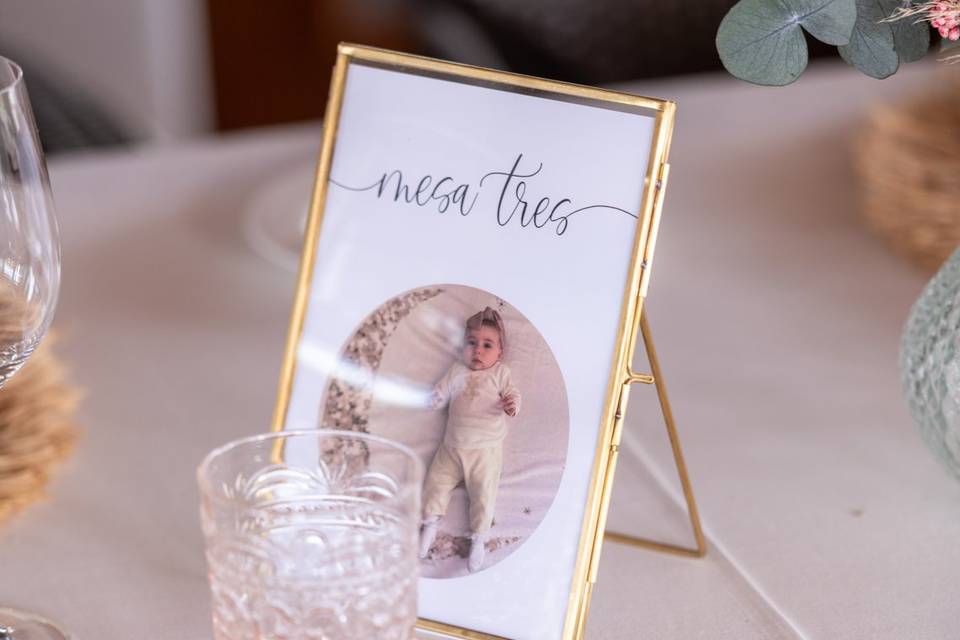 Decoración mesas