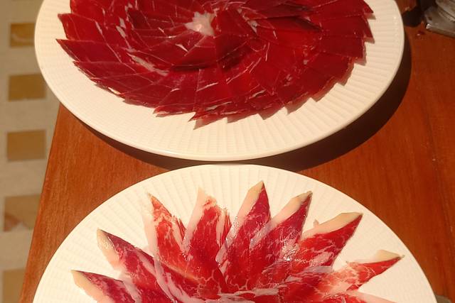 Plato de jamón