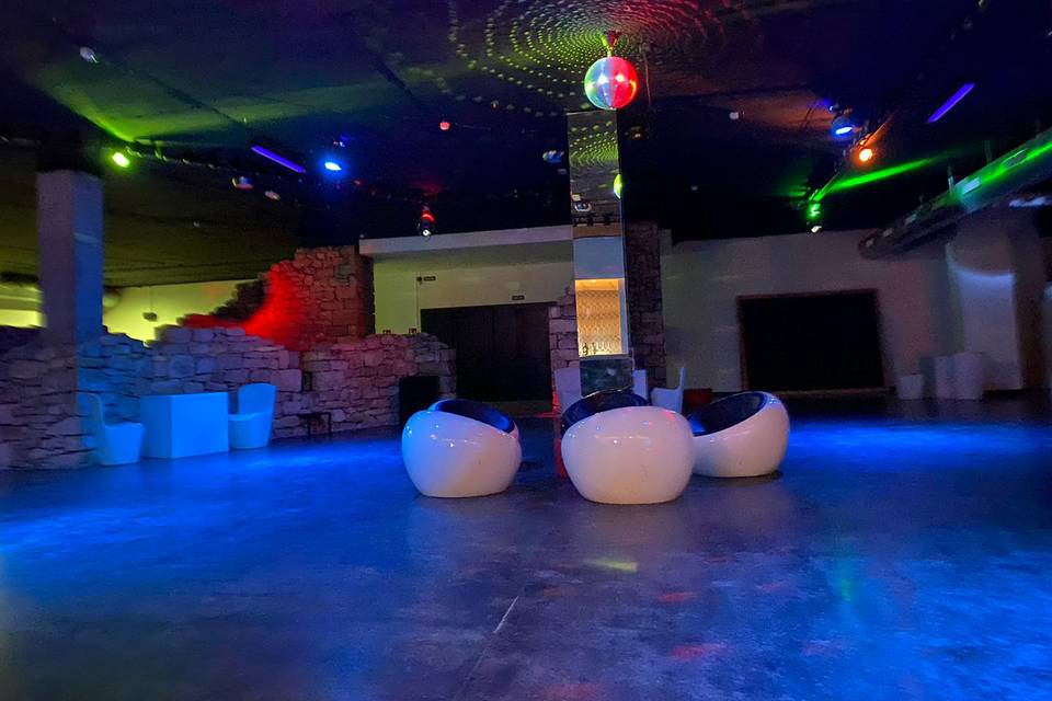 Luces de la discoteca