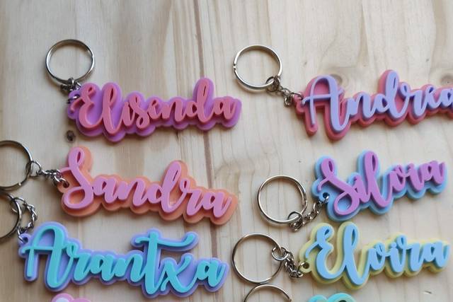 Llaveros personalizados
