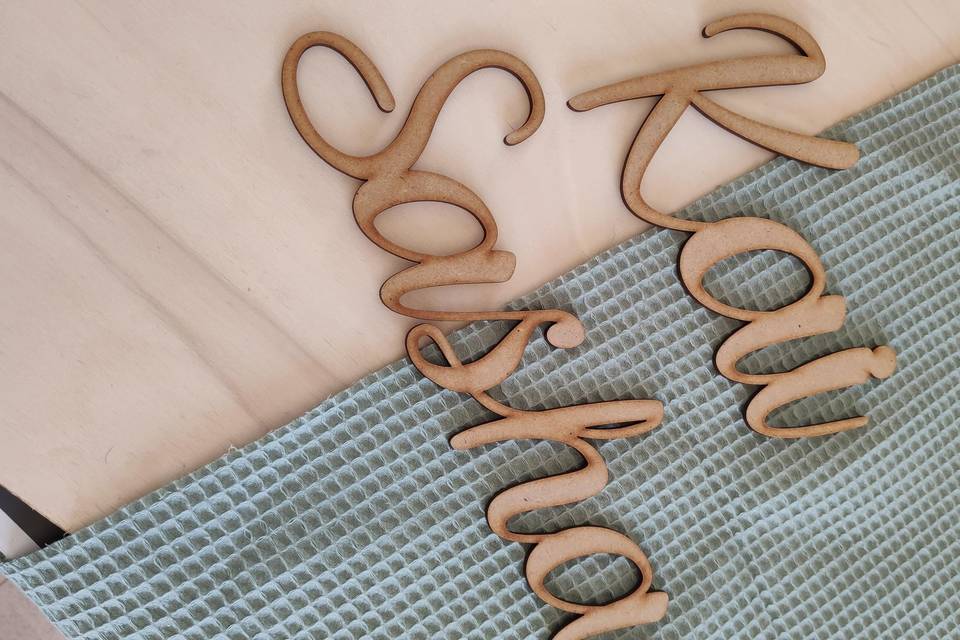 Letras personalizadas