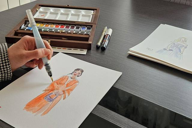 Live art by Jenn Rubio
