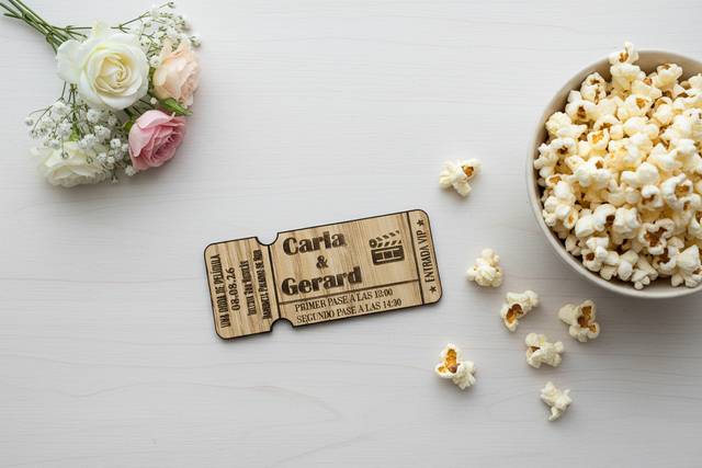 Invitación ticket cine