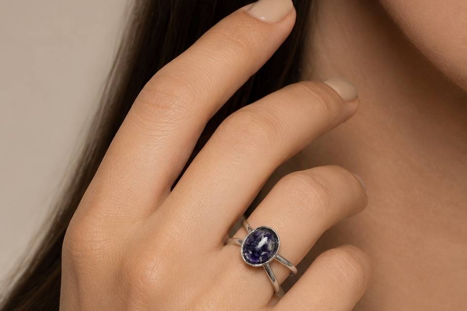 Anillo perlita