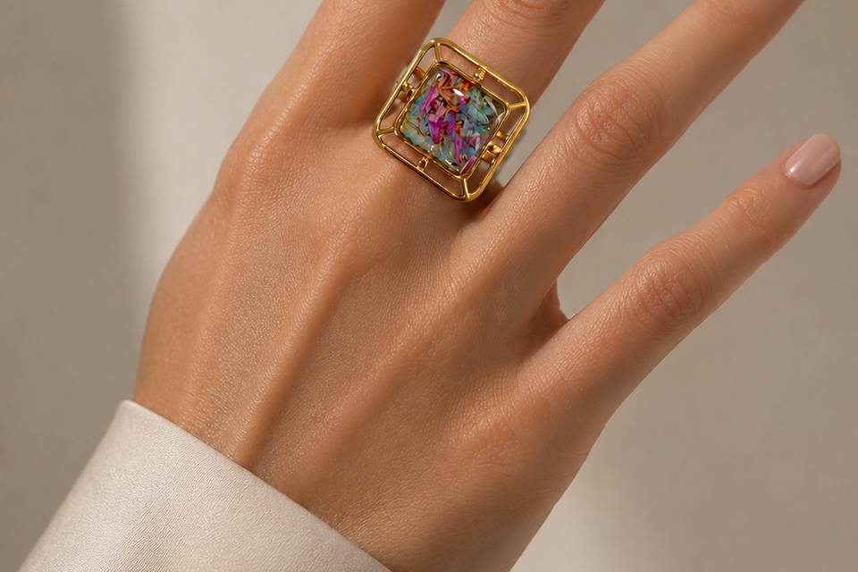 Anillo cuadrado