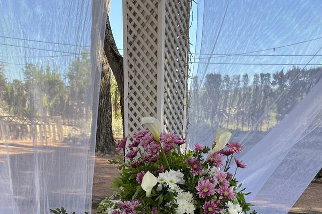 Cestos de sesting tonos rosas