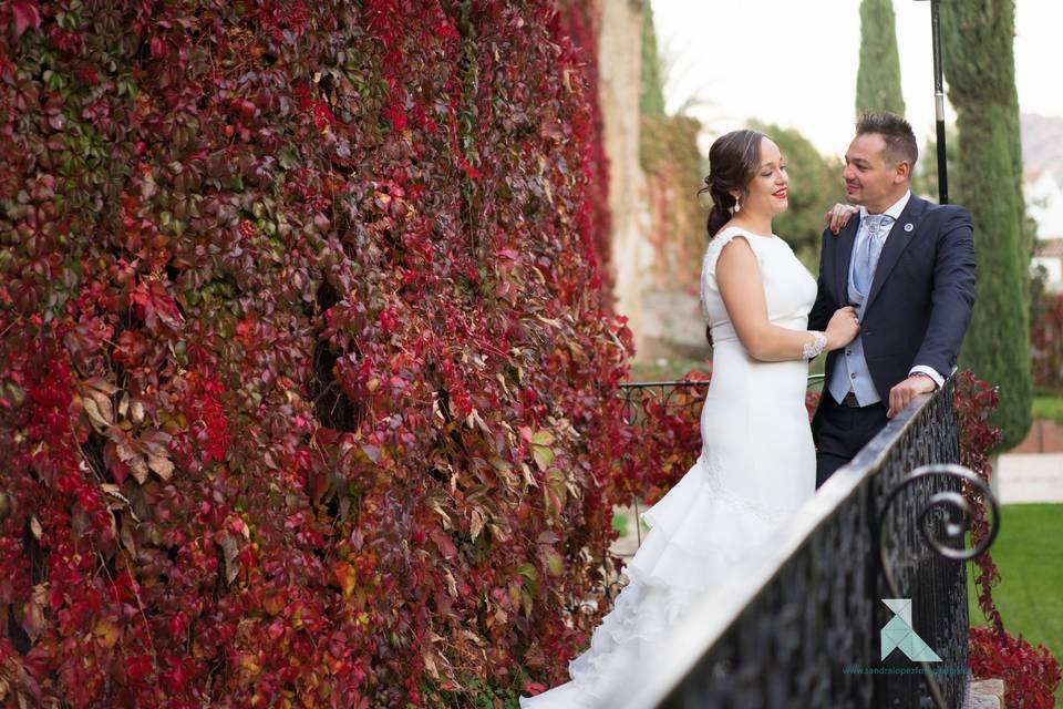 Mária y Sergio. Postboda