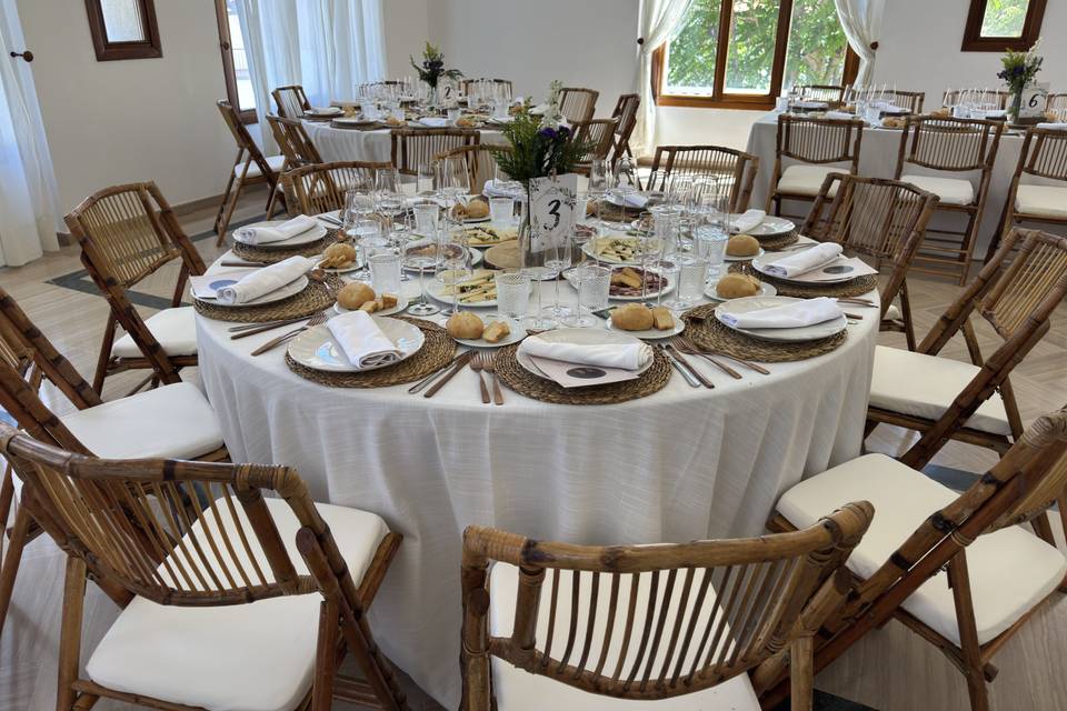 Boda interior redonda