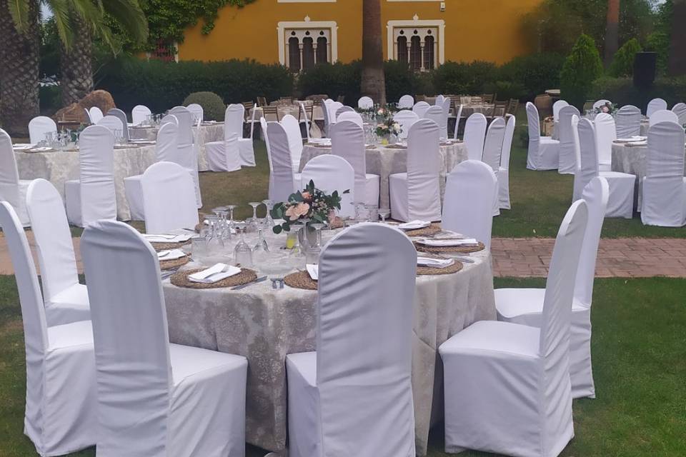 Boda en el jardín