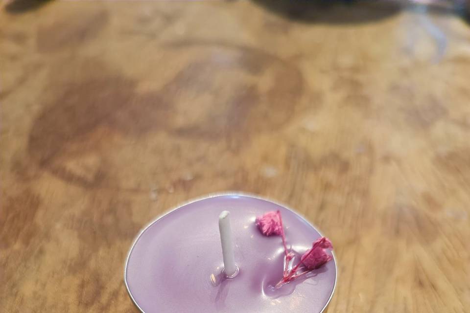 Purpura con paniculata rosa