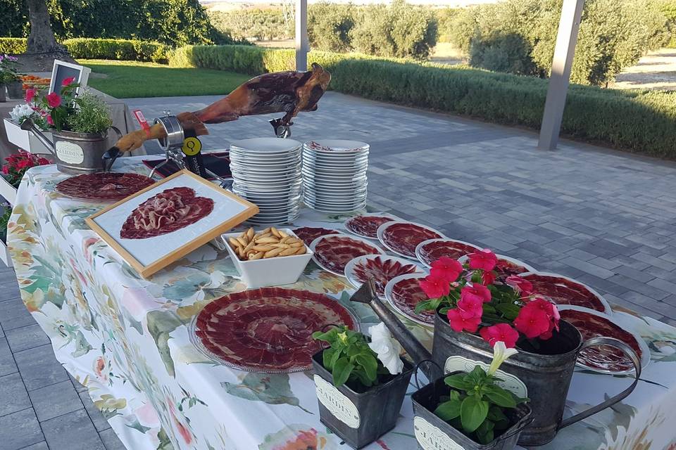 Mesa de corte. Boda 2017.