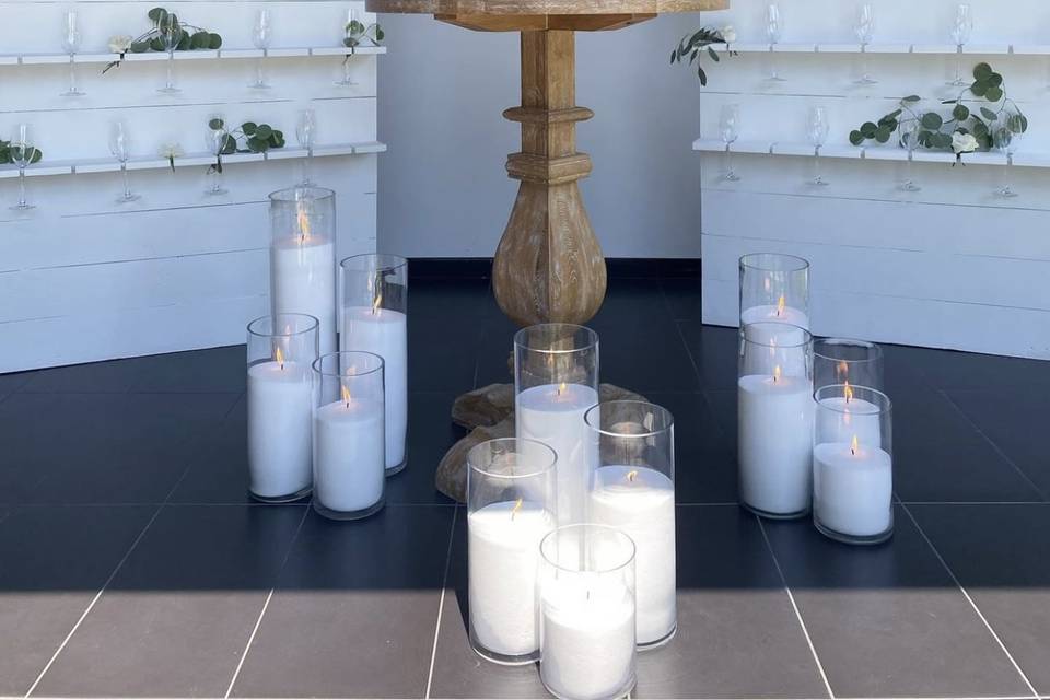 Decoración velas luxury