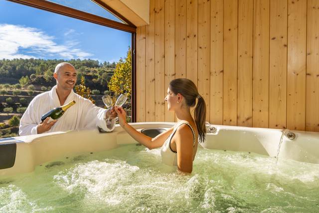 Zona jacuzzi para novios
