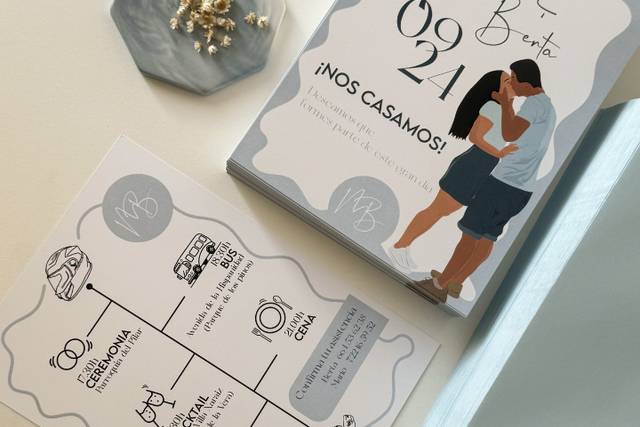Invitaciones ilustradas