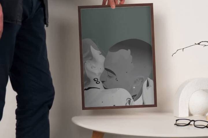 Ilustración detallada b&n
