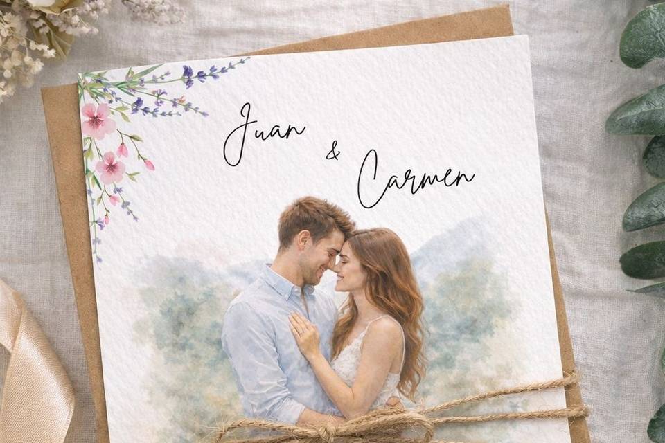 Invitaciones con vuestra foto