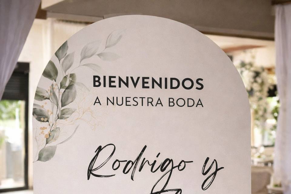 Carteles de bienvenida