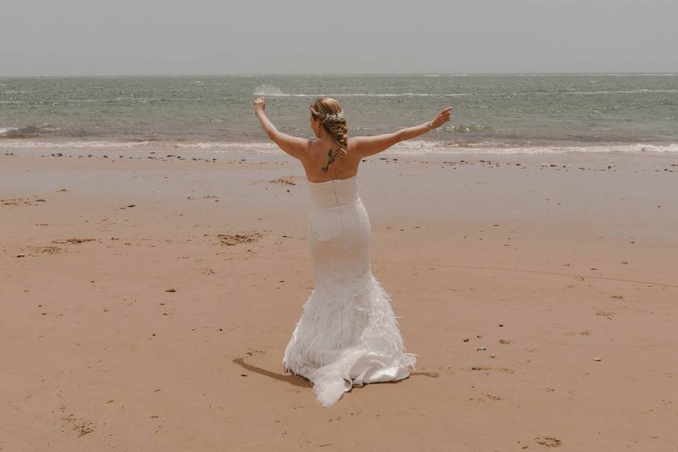 Bailando en el mar