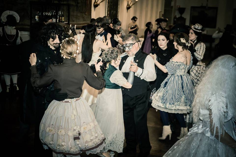 Boda con temática de mascarada