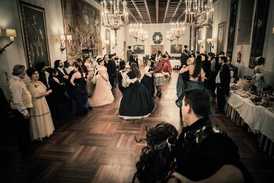 Boda con temática de mascarada