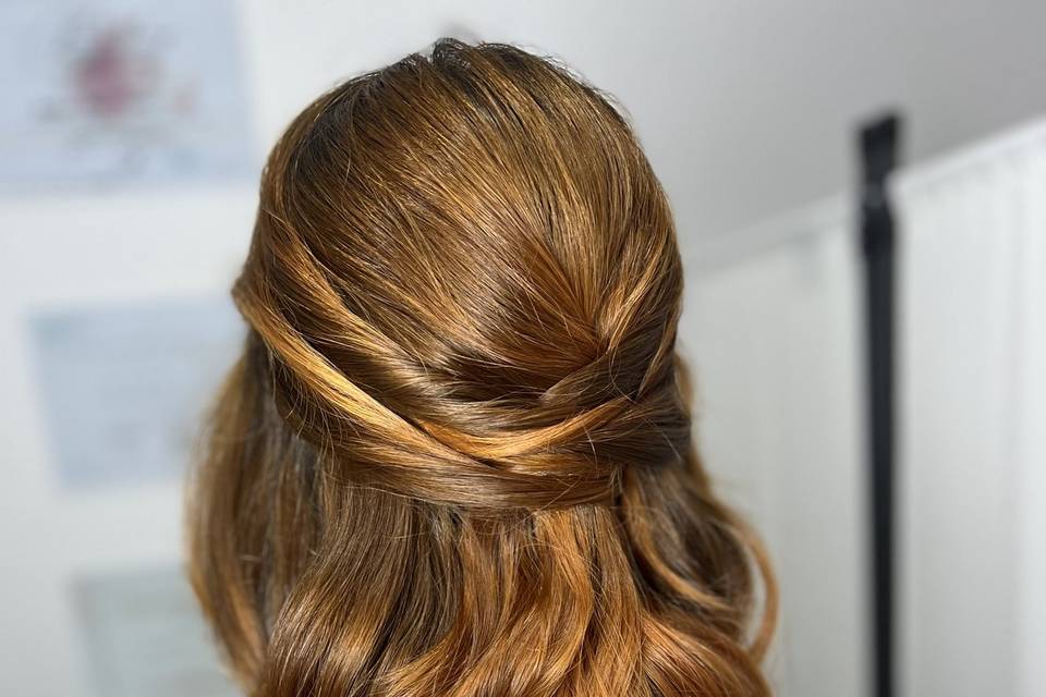 Semirecogido ondas suaves