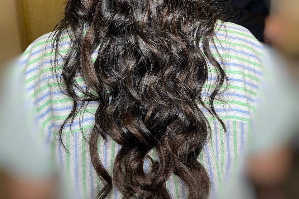 Semirecogido con textura
