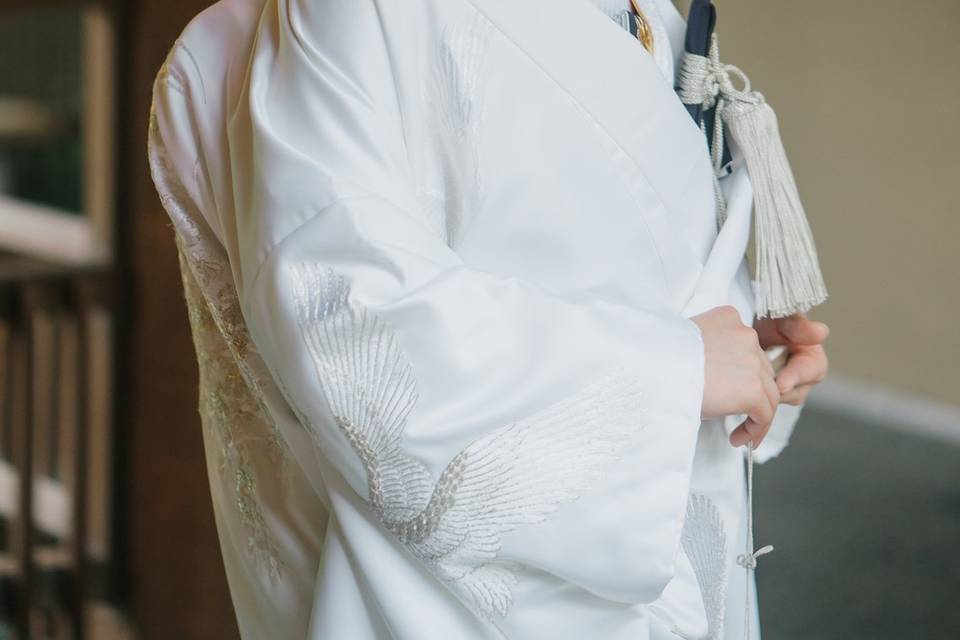 Kimono blanco