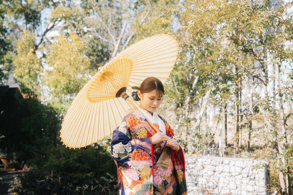 Kimono de color