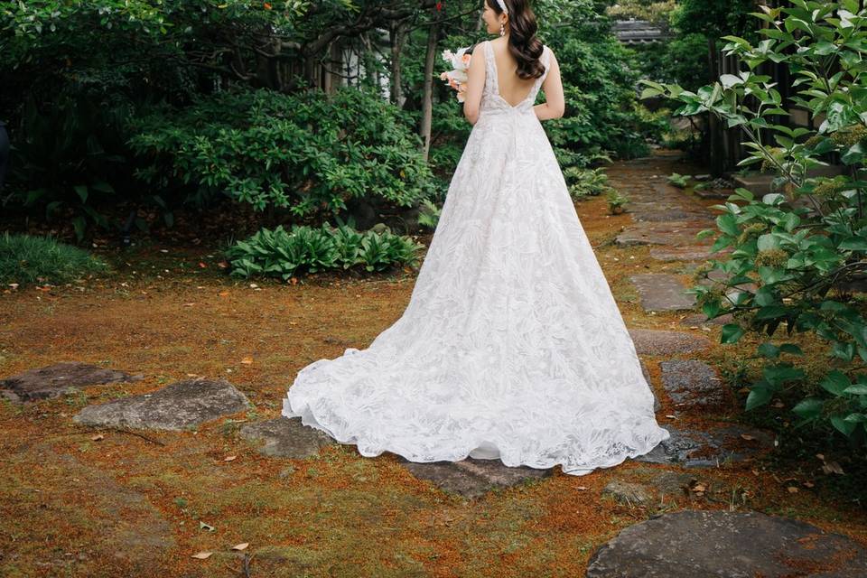 Vestido occidental  blanco