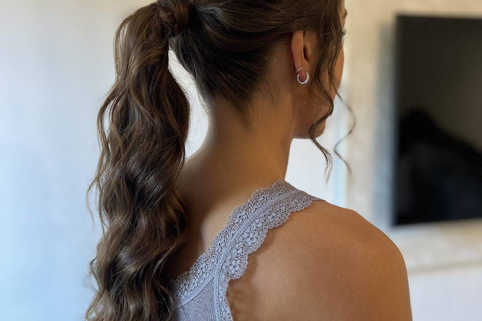 Novia coleta onda