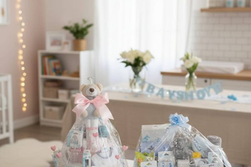 Tarta de pañales para bebe